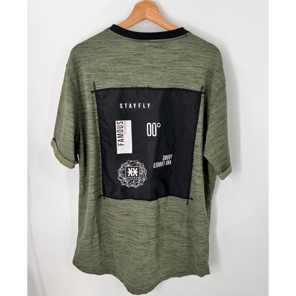 Five.By.Five by Master Piece T-Shirt Short Sleeves Heather Green Men's Size XL - Picture 2 of 5